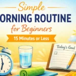 A Simple Morning Routine for Beginners (Under 15 Minutes)