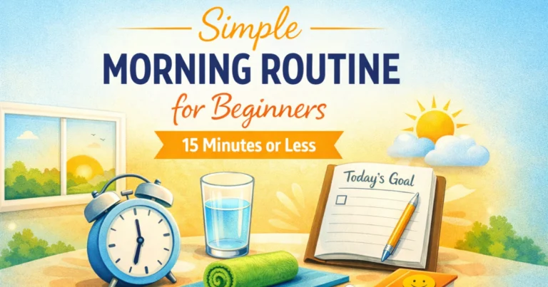 A Simple Morning Routine for Beginners (Under 15 Minutes)
